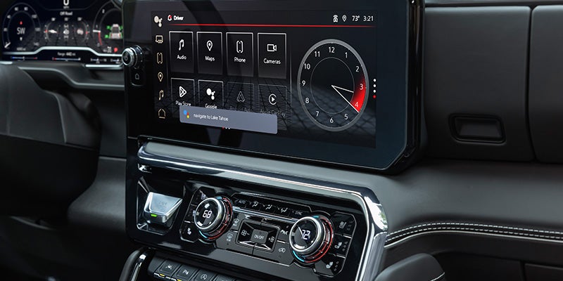 2025 GMC Sierra 1500 Infotainment Up Close